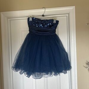 Blue dress